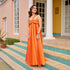 Carnival Charm Flared Dress